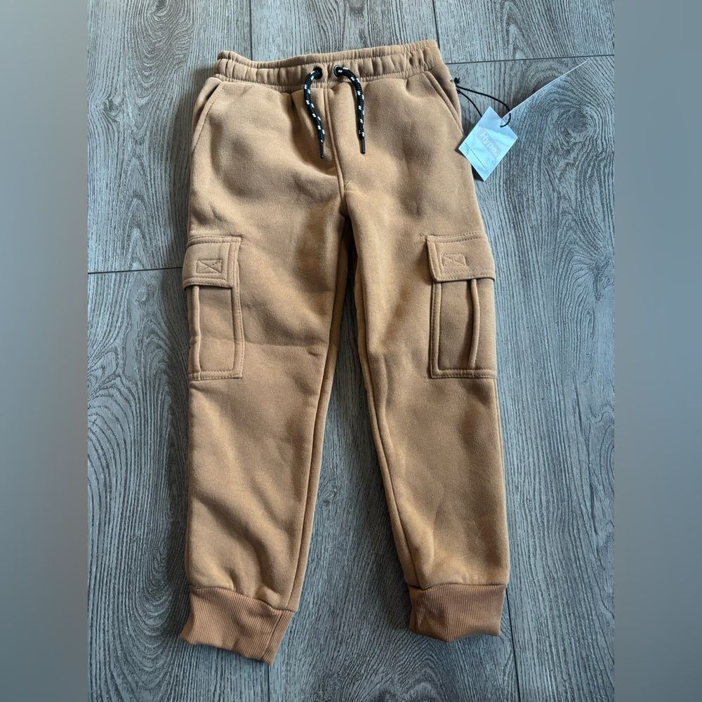 Hype Tan Kids Cargo Joggers